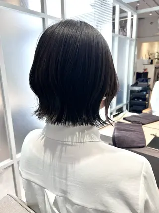ショート 似合わせボブ🫧 丸みショート藤本のヘアスタイル