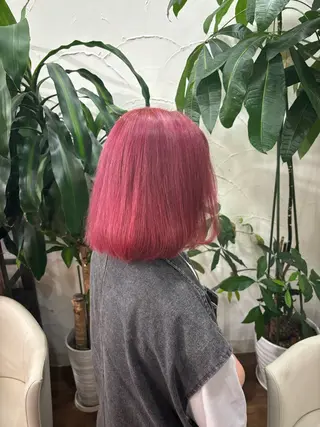 ミディアム カラー 【ハイトーン特化】 🦋森山陽向/大宮のヘアスタイル