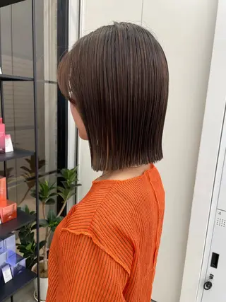 ミディアム レイヤーカット 瑠輝のヘアスタイル