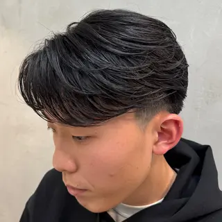 ショート パーマ メンズ メンズパーマ特化 【八王子】鈴木 惟人のヘアスタイル