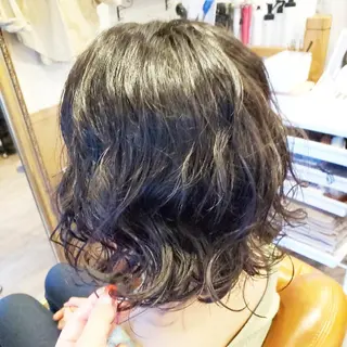 パーマ ショート spa hair ark 富井直美のヘアスタイル
