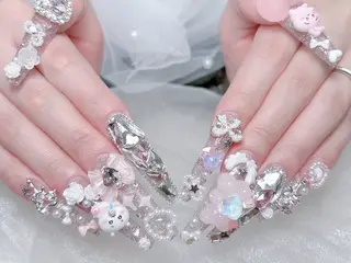 ネイル MoMoA Nail ネイル長さ出し専門店のネイルデザイン