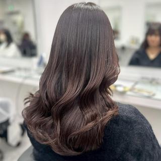 カラー ナチュラルベージュ 🪞うる艶/表参道のヘアスタイル