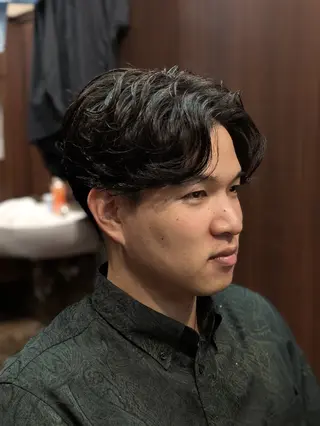 ショート パーマ 森本⚠️注意事項 ⚠️お読み下さい⚠️のヘアスタイル