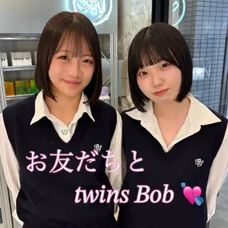 ショート 🩵 縮毛矯正/ボブ 🩵佐藤 さくらのヘアスタイル