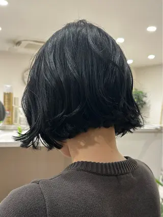 ショート ブリーチ/ストレート /パーマモデル募集のヘアスタイル