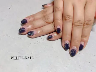 ネイル WHITE NAIL ホワイトネイルのネイルデザイン