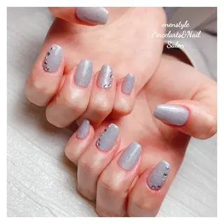 ミディアム ネイル 🐾enen style 🐾のネイルデザイン