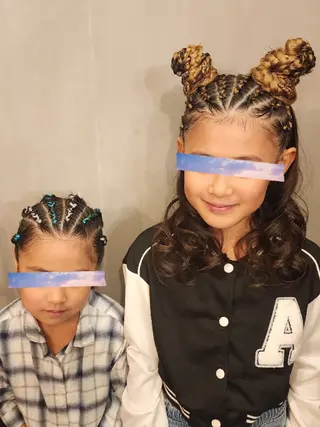 キッズ ヘアアレンジ ESTELA... OHARA のヘアスタイル