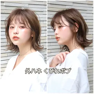 ミディアム M.SLASH 大野喬司のヘアスタイル