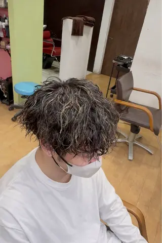パーマ メンズパーマ特化若山 結愛のヘアスタイル