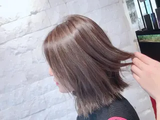 セミロング カラー YUI𓍯ｴｸｽﾃ /ﾆｭｱﾝｽｶﾗｰのヘアスタイル