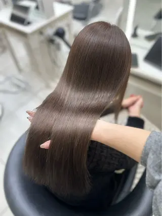 ロング パーマ 艶髪／ブリーチ🌟 銀座/HARUKAのヘアスタイル