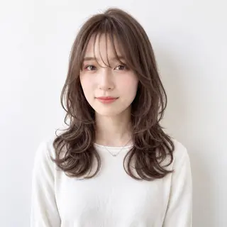 ロング カラー 骨格診断/似合わせ カットあさみななこのヘアスタイル