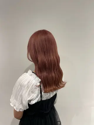 セミロング カラー 松下 茉紀👱🏻♀️のヘアスタイル