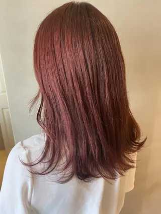 セミロング カラー ヘアアレンジ ネイル マツエク・マツパ 夜23時まで予約🉑 reverieあきらのヘアスタイル