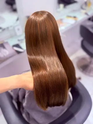 カラー 夏のブリーチあり/ なし透明感カラー🪞のヘアスタイル