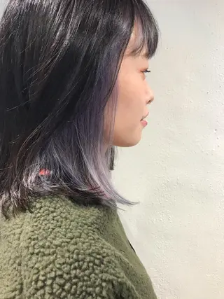 ミディアム カラー パーマ 🧼柴田 健太郎🧼のヘアスタイル