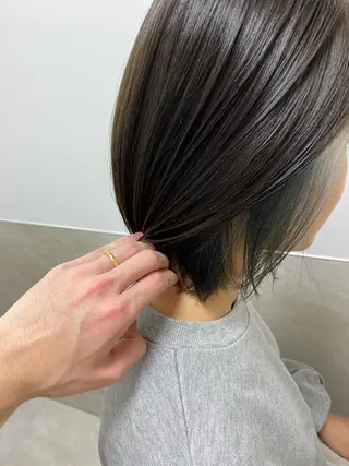 ショート カラー パーマ ヘアアレンジ キッズ ネイル マツエク・マツパ 🫧umu.🫧韓国 /レイヤーカットのヘアスタイル