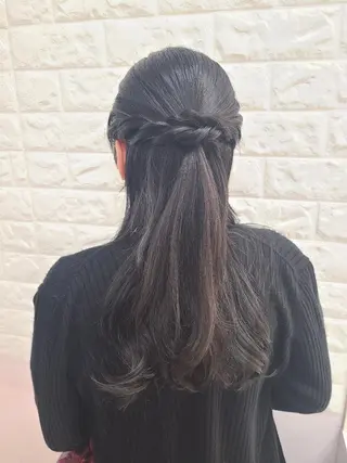 ロング ヘアアレンジ きれいde チュッ！のネイルデザイン
