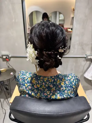 ロング ヘアアレンジ 𝐇𝐢𝐧𝐚 ⟡.·のヘアスタイル