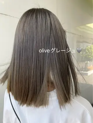 ミディアム カラー LiTA 浜線店 かなえみゆうのヘアスタイル