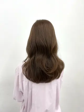 ロング カラー ふわっと抜け感🫧 ブラウンベージュ🤎のヘアスタイル