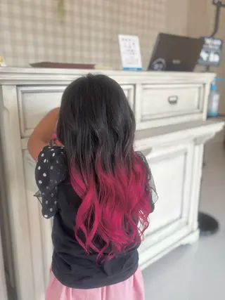 ロング カラー 堀口 彩佳のヘアスタイル