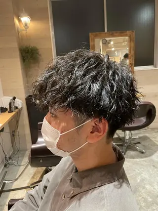 パーマ メンズ 優真/難波で 1番パーマが上手いのヘアスタイル