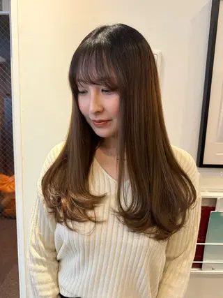 Kurumi🌙韓国 レイヤー/艶感カラーのヘアスタイル