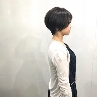 ショート カラー ショート/ボブ/ 白髪染め/メンズ葛西のヘアスタイル