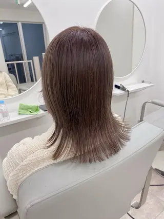 ミディアム カラー 美髪ヘア💛 TOMOMIのヘアスタイル