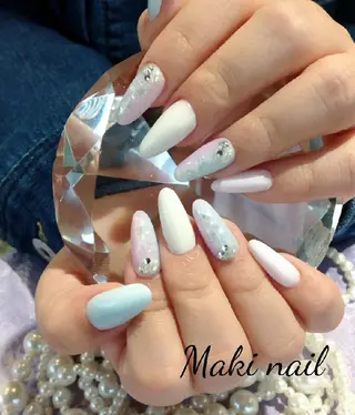 ネイル ショート ・:*+.✳︎˚✧₊ MAKI NAILのネイルデザイン