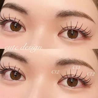マツエク・マツパ ♡fein. beauty♡のマツエク・マツパデザイン