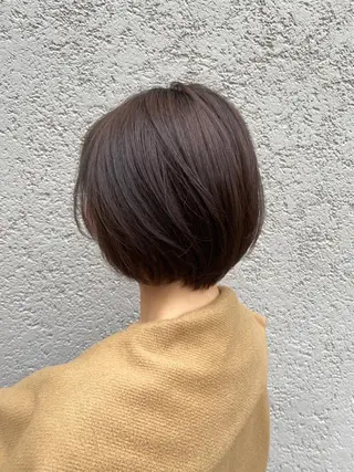 ショート カラー 透明感カラー🌿 グレージュ🐺陽介のヘアスタイル