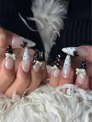 セミロング Latte Nail 十三のネイルデザイン
