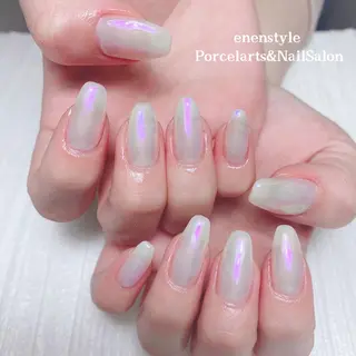 ミディアム ネイル 🐾enen style 🐾のネイルデザイン