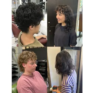 パーマ 久保山 友奈のヘアスタイル