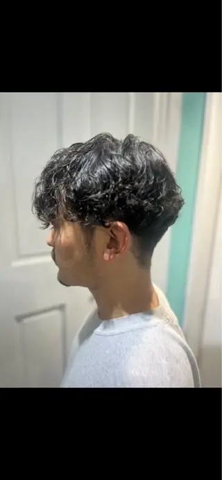 ショート メンズ 原 千景のヘアスタイル