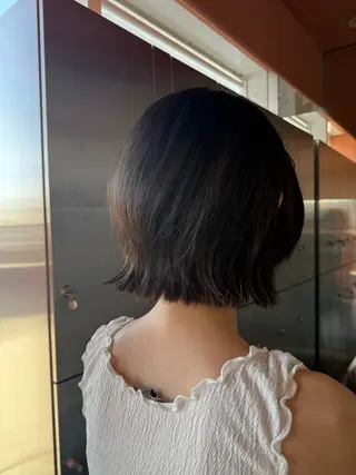 カラー 表参道/ボブカット 岩倉稜真のヘアスタイル
