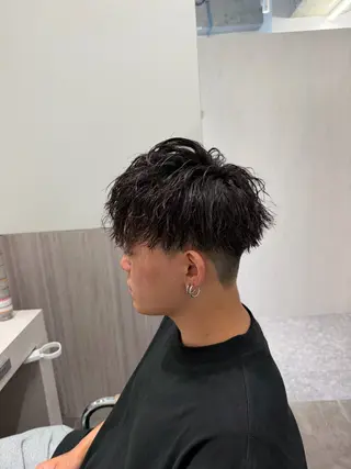 パーマ メンズ 個室サロンKAITO メンズ特化美容師のヘアスタイル