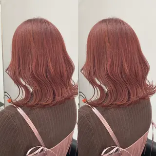 ミディアム カラー エクステモデル募集 💗大阪梅田/川上のヘアスタイル