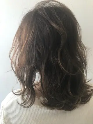 ミディアム カラー Lien 深井店のヘアスタイル