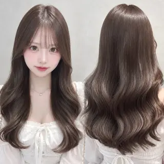 ロング カラー girly上品ヘア 🎀/ベージュikuのヘアスタイル