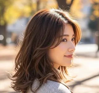 ロング カラー パーマ ✱リンクスハート✱ ✱島岡　茉生✱のヘアスタイル