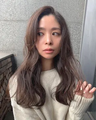 ロング カラー メンズ縮毛矯正 細谷碧海のヘアスタイル