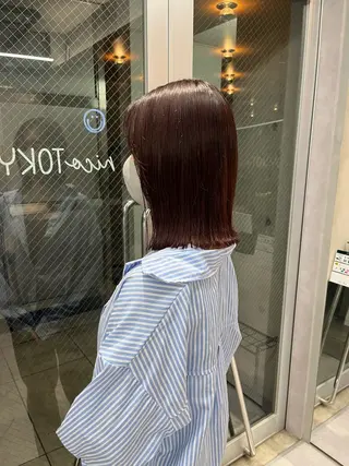 ミディアム カラー ボブ&韓国レイヤー/ 艶カラー♡TOMOEのヘアスタイル
