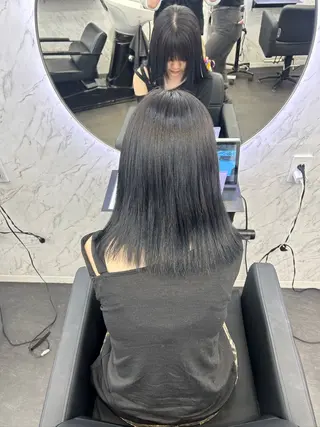 セミロング カラー カット¥1100 ✂️MIUのヘアスタイル