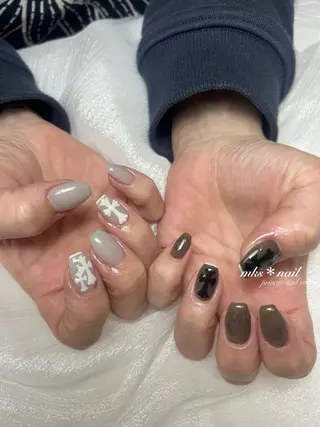 ネイル mks＊nail //  枚方長尾のネイルデザイン