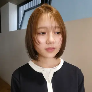 ミディアム カラー DEAN JECYのヘアスタイル